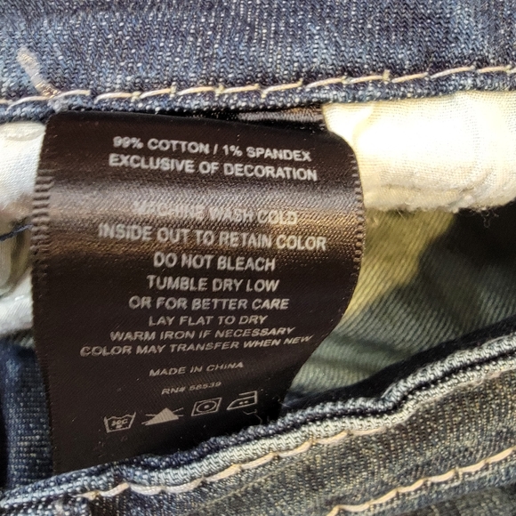 Kut From The Kloth Boot Cut Mid-Rise Dark Wash Button Flap Pocket Jean Size 8 - Picture 10 of 17